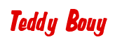 Rendering "Teddy Bouy" using Big Nib