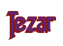 Rendering "Tezar" using Agatha
