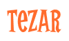 Rendering "Tezar" using Cooper Latin
