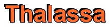 Rendering "Thalassa" using Arial Bold