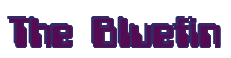 Rendering "The Bluefin" using Computer Font