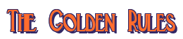 Rendering "The Golden Rules" using Deco
