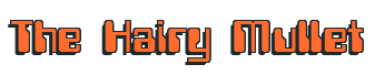 Rendering "The Hairy Mullet" using Computer Font