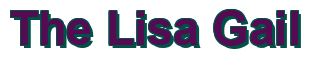 Rendering "The Lisa Gail" using Arial Bold
