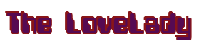 Rendering "The LoveLady" using Computer Font
