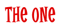 Rendering "The One" using Cooper Latin