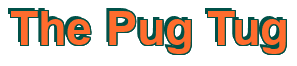 Rendering "The Pug Tug" using Arial Bold