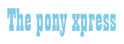 Rendering "The pony xpress" using Bill Board