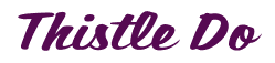 Rendering "Thistle Do" using Casual Script
