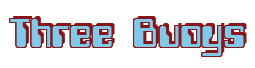 Rendering "Three Buoys" using Computer Font