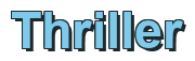 Rendering "Thriller" using Arial Bold