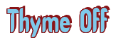 Rendering "Thyme Off" using Callimarker