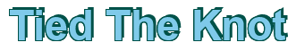 Rendering "Tied The Knot" using Arial Bold