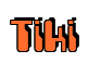 Rendering "Tiki" using Computer Font
