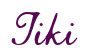 Rendering "Tiki" using Commercial Script