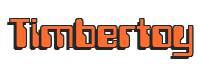 Rendering "Timbertoy" using Computer Font
