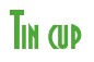 Rendering "Tin cup" using Asia