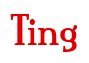 Rendering "Ting" using Credit River