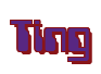 Rendering "Ting" using Computer Font