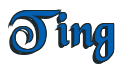 Rendering "Ting" using Black Chancery
