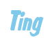Rendering "Ting" using Big Nib