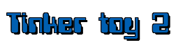 Rendering "Tinker toy 2" using Computer Font