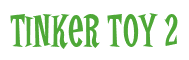 Rendering "Tinker toy 2" using Cooper Latin