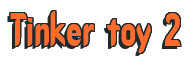 Rendering "Tinker toy 2" using Callimarker