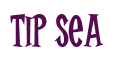 Rendering "Tip Sea" using Cooper Latin