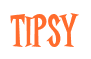 Rendering "Tipsy" using Cooper Latin