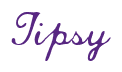 Rendering "Tipsy" using Commercial Script