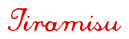 Rendering "Tiramisu" using Commercial Script