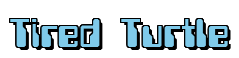 Rendering "Tired Turtle" using Computer Font