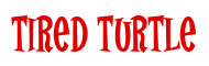 Rendering "Tired Turtle" using Cooper Latin