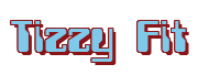 Rendering "Tizzy Fit" using Computer Font