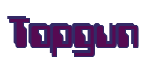 Rendering "Topgun" using Computer Font