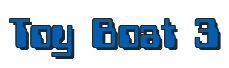 Rendering "Toy Boat 3" using Computer Font