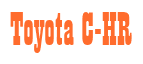 Rendering "Toyota C-HR" using Bill Board