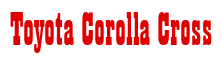 Rendering "Toyota Corolla Cross" using Bill Board