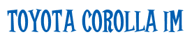 Rendering "Toyota Corolla iM" using Cooper Latin