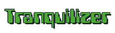 Rendering "Tranquilizer" using Computer Font