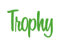 Rendering "Trophy" using Bean Sprout