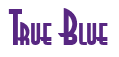 Rendering "True Blue" using Asia