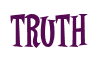 Rendering "Truth" using Cooper Latin