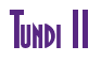 Rendering "Tundi II" using Asia