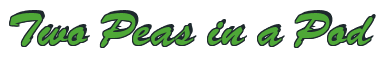 Rendering "Two Peas in a Pod" using Brush Script