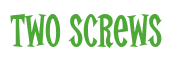Rendering "Two Screws" using Cooper Latin