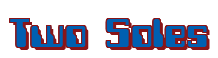 Rendering "Two Soles" using Computer Font