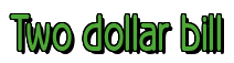Rendering "Two dollar bill" using Beagle