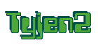 Rendering "Tyjen2" using Computer Font